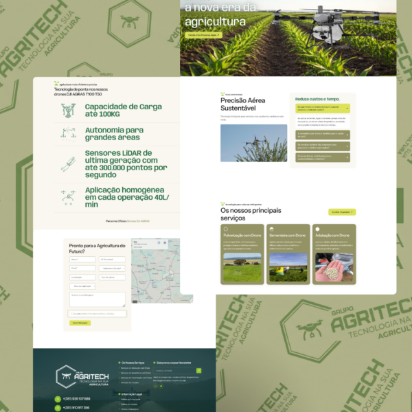 Desenvolvimento e Alojamento de Site agritech.pt